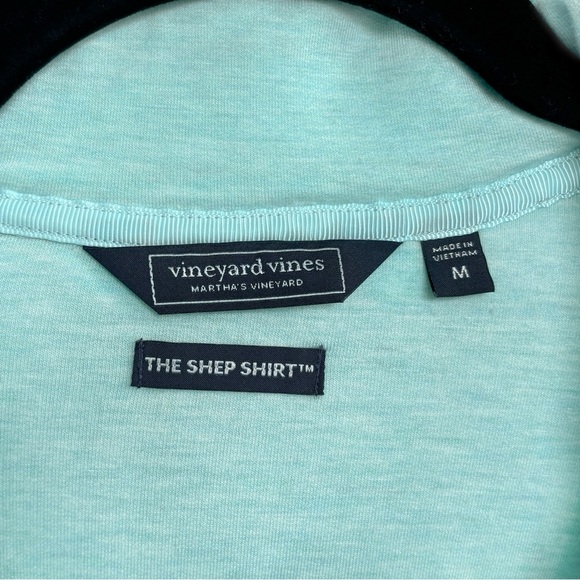 Vineyard Vines Dreamcloth Relaxed Shep Shirt Quarter Zip Sweatshirt Mint NWOT - Picture 11 of 14